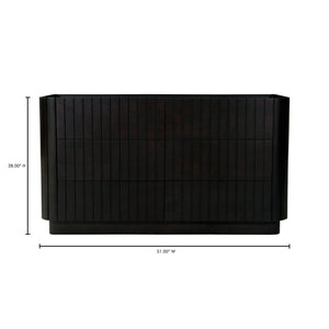 Moe's Home Povera 6-drawer Dresser - Elegant Oak Design With Soft Close Drawers For Stylish Bedroom Storage Black Solid Acacia Wood,Mdf
Back And Drawer Base Jd-1062-02