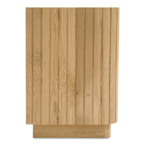 Moe's Home Povera 6-drawer Dresser - Elegant Oak Design With Soft Close Drawers For Stylish Bedroom Storage Natural Solid Oak 
Doors And Side Panels,Oak Veneer Over Mdf Dresser Jd-1062-24