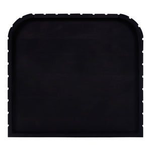 Moe's Home Povera Nightstand With Ample Storage, Soft Close Drawers, And Elegant Acacia Wood Texture Design Black Solid Acacia Wood,Mdf
Back And Drawer Base Jd-1064-02