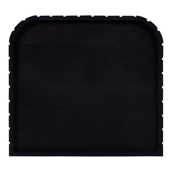 Moe's Home Povera Nightstand With Ample Storage, Soft Close Drawers, And Elegant Acacia Wood Texture Design Black Solid Acacia Wood,Mdf
Back And Drawer Base Jd-1064-02