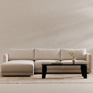 Moe's Home Satona Coffee Table With Modern Elegance, Unique Marble Design & Durable Acacia Wood Base Black Black Marble,Acacia Wood Base Jd-1074-02-0