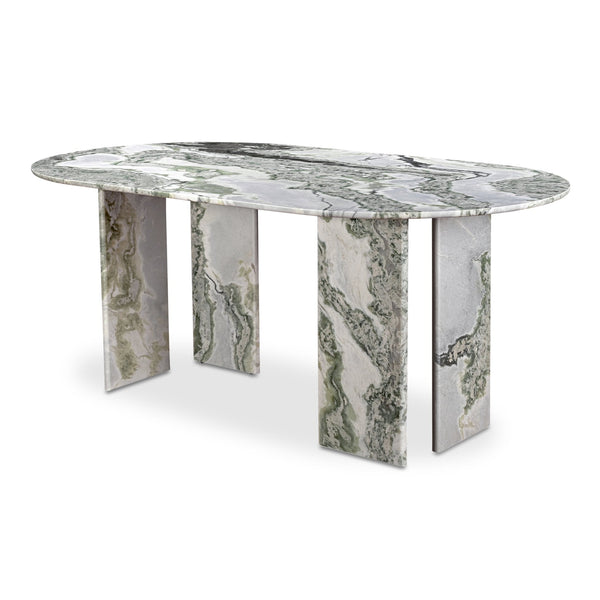 Moe's Home Celia Oval Dining Table In Opulent Onyx Marble With Modern Design For Stylish Dining Spaces Green Green Onyx Marble,Mdf
Support Underneath Tabletop Jd-1075-16-0