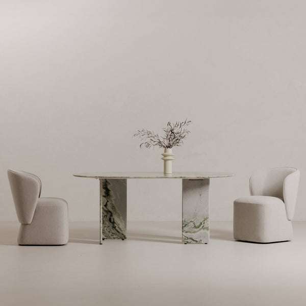 Moe's Home Celia Oval Dining Table In Opulent Onyx Marble With Modern Design For Stylish Dining Spaces Green Green Onyx Marble,Mdf
Support Underneath Tabletop Jd-1075-16-0