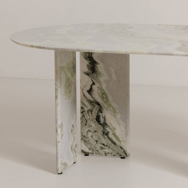 Moe's Home Celia Oval Dining Table In Opulent Onyx Marble With Modern Design For Stylish Dining Spaces Green Green Onyx Marble,Mdf
Support Underneath Tabletop Jd-1075-16-0