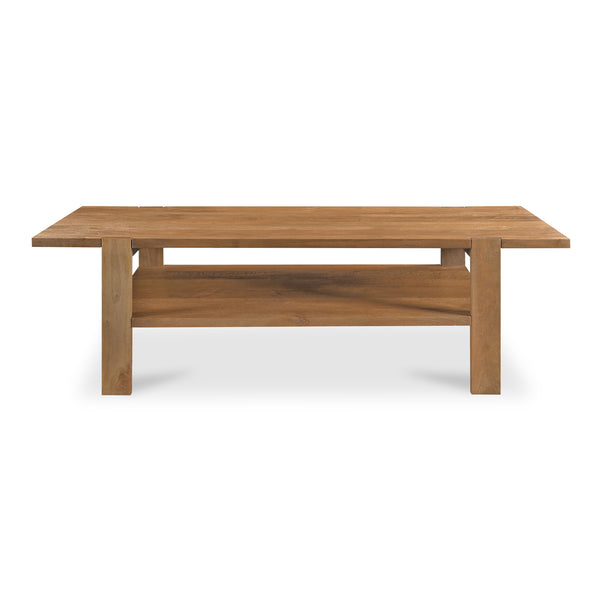 Moe's Home Workshop Coffee Table - Rustic Mango Wood Design With Clean Lines And Unique Joinery Detailing Brown Mango Wood Jd-1085-03