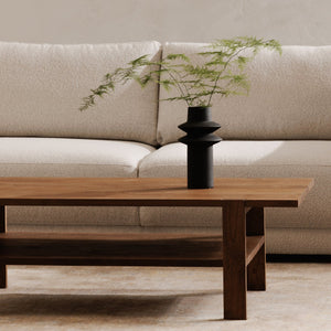 Moe's Home Workshop Coffee Table - Rustic Mango Wood Design With Clean Lines And Unique Joinery Detailing Brown Mango Wood Jd-1085-03