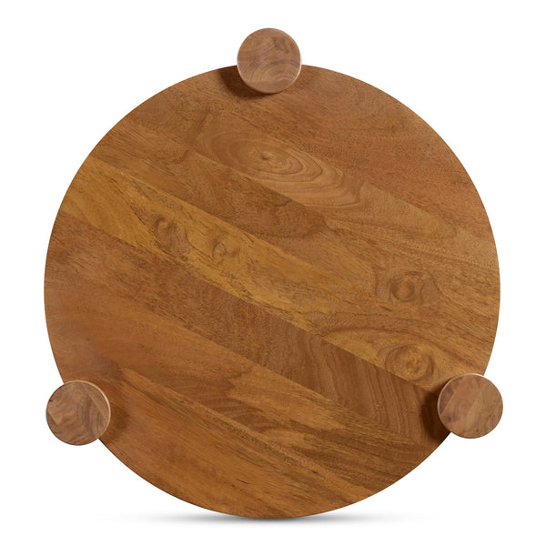 Moe's Home Olsen Vintage Accent Table - Timeless Mango Wood Design With Open Storage And Rustic Elegance Brown Solid Mango Wood Jd-1087-03