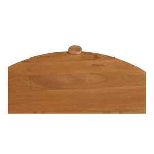 Moe's Home Olsen Coffee Table: Timeless Vintage Charm With Solid Mango Wood And Open Storage For Every Space Brown Solid Mango Wood Jd-1088-03