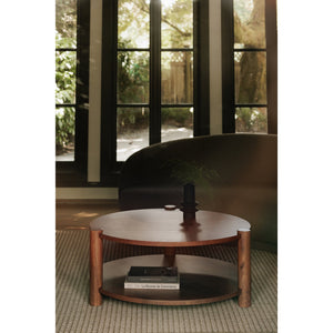 Moe's Home Olsen Coffee Table: Timeless Vintage Charm With Solid Mango Wood And Open Storage For Every Space Brown Solid Mango Wood Jd-1088-03