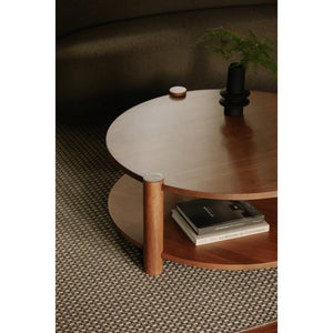 Moe's Home Olsen Coffee Table: Timeless Vintage Charm With Solid Mango Wood And Open Storage For Every Space Brown Solid Mango Wood Jd-1088-03