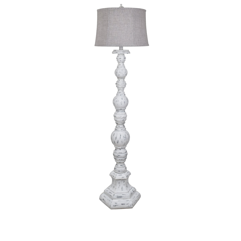 Penelope Resin Floor Lamp JDAVP1174WH Crestview Collection