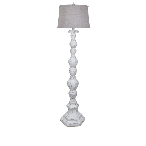 Penelope Resin Floor Lamp JDAVP1174WH Crestview Collection