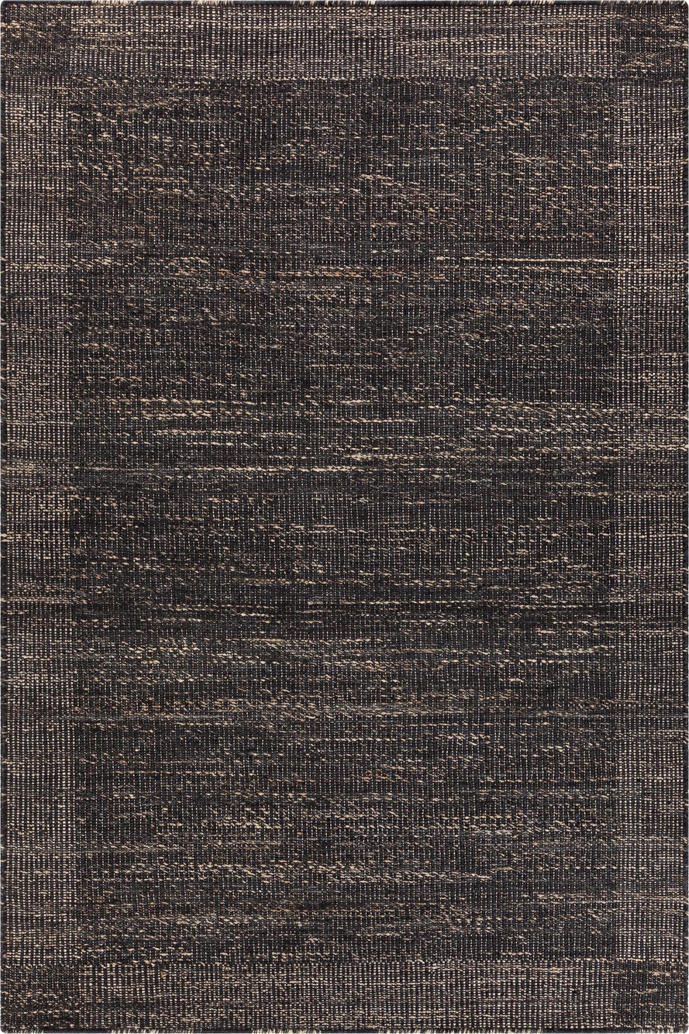 Chandra Rugs Hand Woven Contemporary Rug - Luxurious Jute & Cotton Blend For Artisanal Home Decor Elegance Black Jute,Cotton Jem56800-576