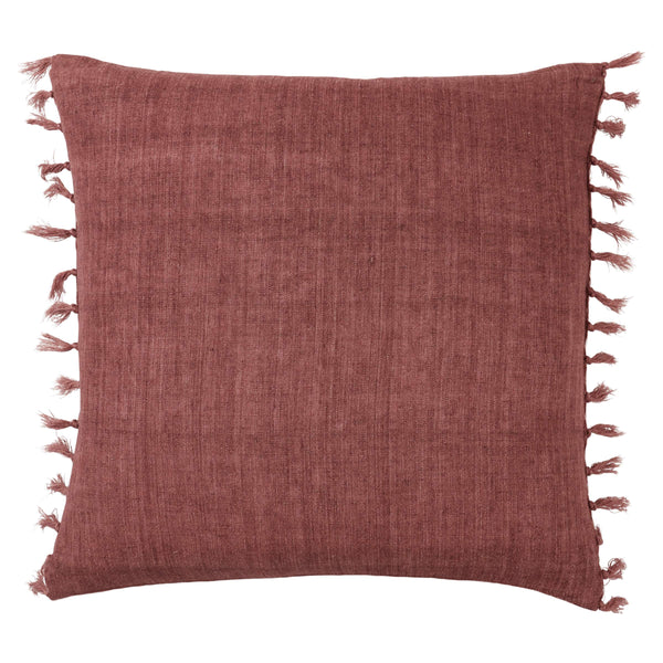 Jaipur Living Jaipur Living Majere Linen Tassel Trim Throw Pillow Bohemian Blush Square Accent PLW103900