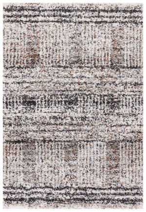 Safavieh Jericho Shag Area Rug - Luxurious Navy And Ivory Round Design For Timeless Elegance In Any Room Black ,Rust Polyester Jer100z-3r