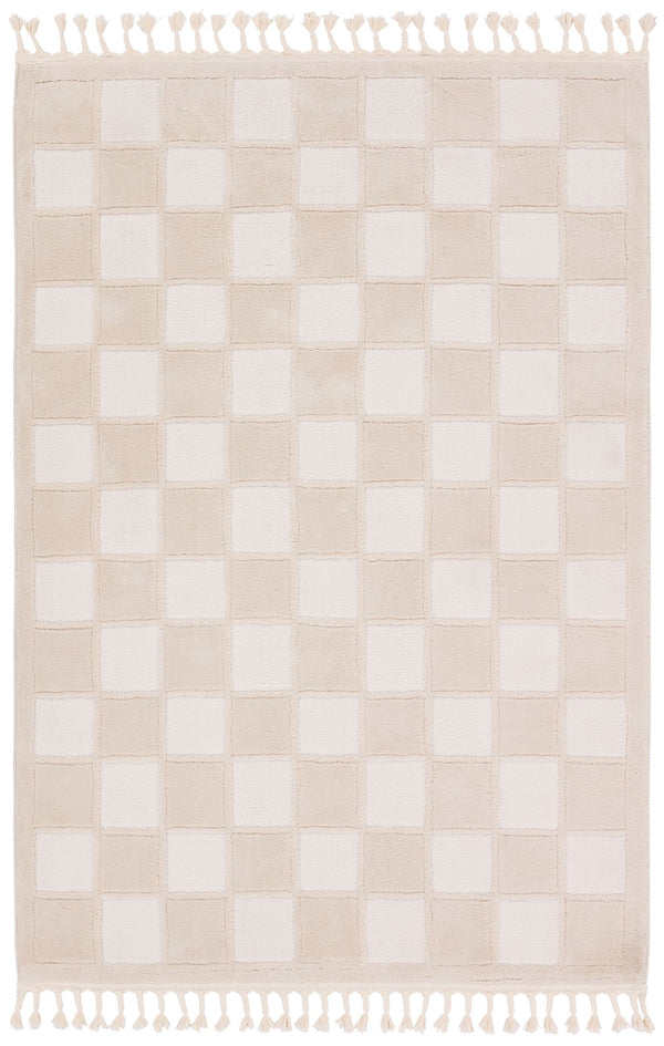 Jaipur Living Vibe by Jaipur Living Catanza Geometric High-low Pile Moroccan Fringe Runner Rug 5'X7' RUG156934