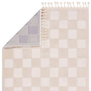 Jaipur Living Vibe by Jaipur Living Catanza Geometric High-low Pile Moroccan Fringe Runner Rug 5'X7' RUG156934