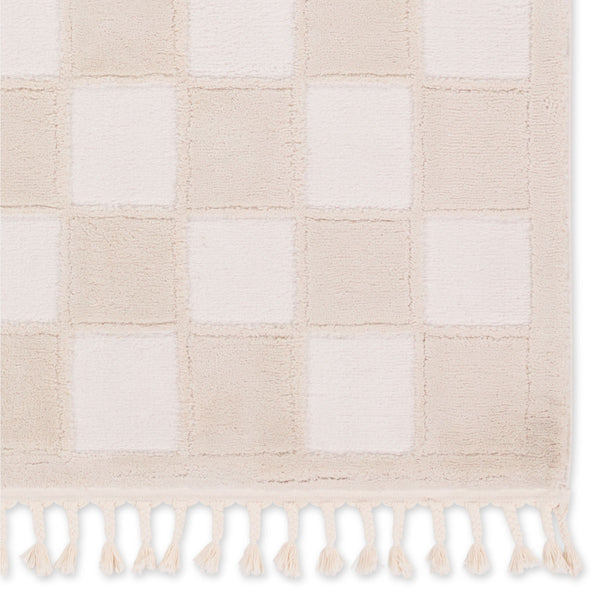 Jaipur Living Vibe by Jaipur Living Catanza Geometric High-low Pile Moroccan Fringe Runner Rug 5'X7' RUG156934