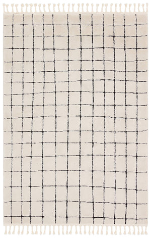 Jaipur Living Vibe by Jaipur Living Align Moroccan Grid High-low Pile Runner Rug for Hallways 10'X14' RUG156944