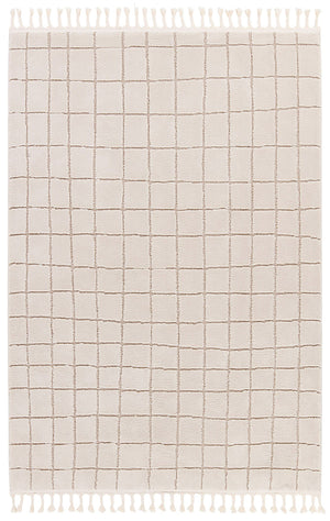 Jaipur Living Vibe by Jaipur Living Anton Geometric High Low Pile Indoor Rug with Braided Fringe 2'5"X10' RUG158954