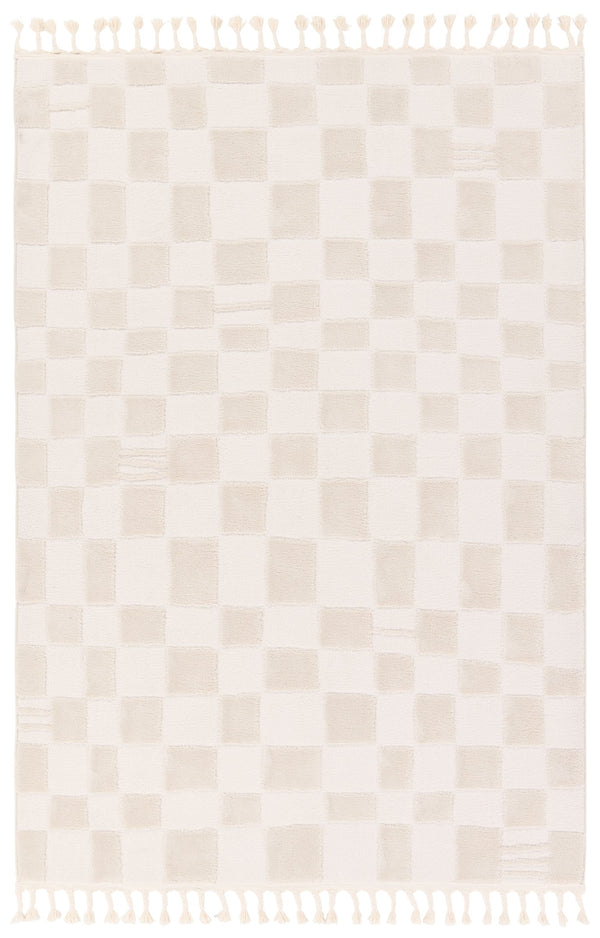 Jaipur Living Vibe by Jaipur Living Kohar Moroccan Geometric High Low Pile Fringe Area Rug 8'10"X12' RUG159001