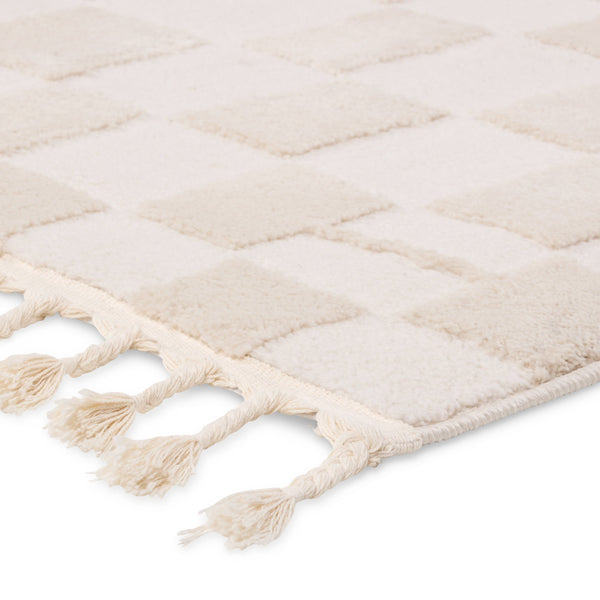 Jaipur Living Vibe by Jaipur Living Kohar Moroccan Geometric High Low Pile Fringe Area Rug 8'10"X12' RUG159001