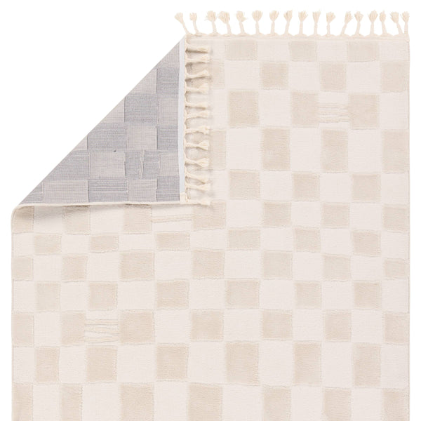 Jaipur Living Vibe by Jaipur Living Kohar Moroccan Geometric High Low Pile Fringe Area Rug 8'10"X12' RUG159001