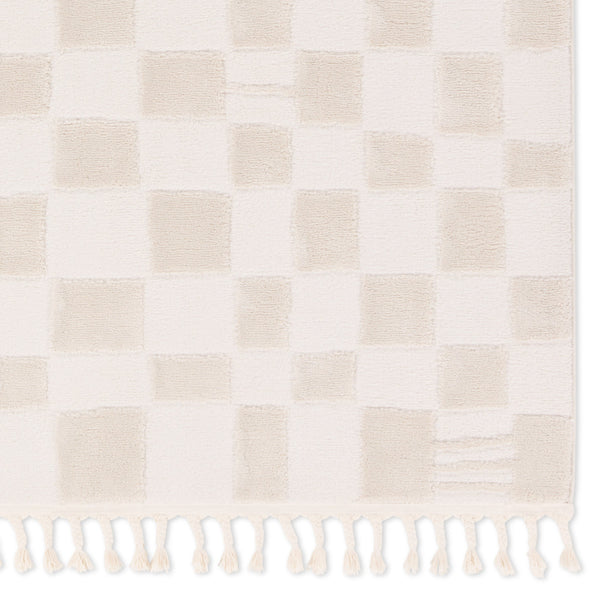 Jaipur Living Vibe by Jaipur Living Kohar Moroccan Geometric High Low Pile Fringe Area Rug 8'10"X12' RUG159001