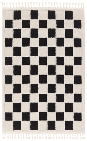 Jaipur Living Vibe by Jaipur Living Nicia Bohemian Geometric Rug with Fringe Trim and High Low Pile 7'6"X10' RUG159011