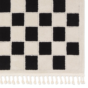 Jaipur Living Vibe by Jaipur Living Nicia Bohemian Geometric Rug with Fringe Trim and High Low Pile 7'6"X10' RUG159011