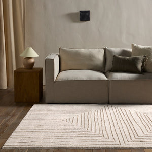 Jaipur Living Jaida Fantana Jid15 Powerloomed Machinemade 70% Polypropylene 30% Polyester Lines Stripes Indoor Rug Ivory, Beige 70% Polypropylene 30% Polyester Rug161010