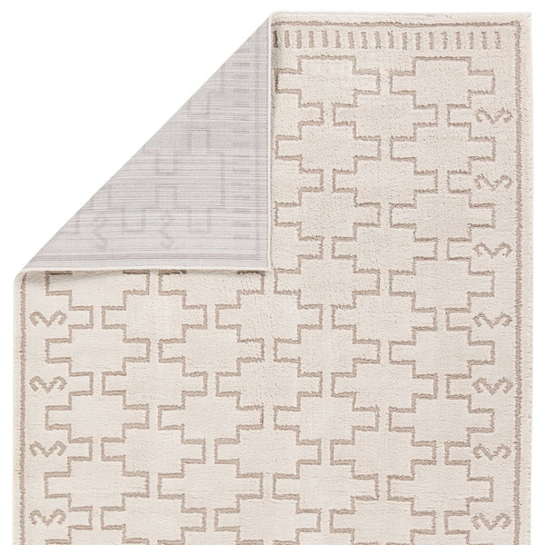 Jaipur Living Jaida Dawson Jid16 Powerloomed Machinemade 70% Polypropylene 30% Polyester Moroccan / Bohemian Trellis Indoor Rug Ivory, Beige 70% Polypropylene 30% Polyester Rug161015