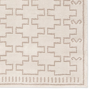 Jaipur Living Jaida Dawson Jid16 Powerloomed Machinemade 70% Polypropylene 30% Polyester Moroccan / Bohemian Trellis Indoor Rug Ivory, Beige 70% Polypropylene 30% Polyester Rug161015