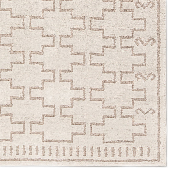 Jaipur Living Jaida Dawson Jid16 Powerloomed Machinemade 70% Polypropylene 30% Polyester Moroccan / Bohemian Trellis Indoor Rug Ivory, Beige 70% Polypropylene 30% Polyester Rug161015