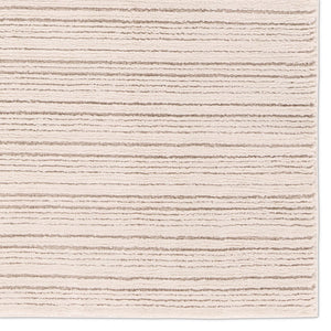 Jaipur Living Jaida Khoda Jid17 Powerloomed Machinemade 70% Polypropylene 30% Polyester Lines Stripes Indoor Rug Ivory, Beige 70% Polypropylene 30% Polyester Rug161021
