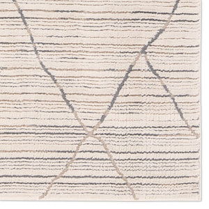 Jaipur Living Jaida Sachi Jid18 Powerloomed Machinemade 70% Polypropylene 30% Polyester Moroccan / Bohemian Trellis Indoor Rug Ivory, Gray 70% Polypropylene 30% Polyester Rug161031