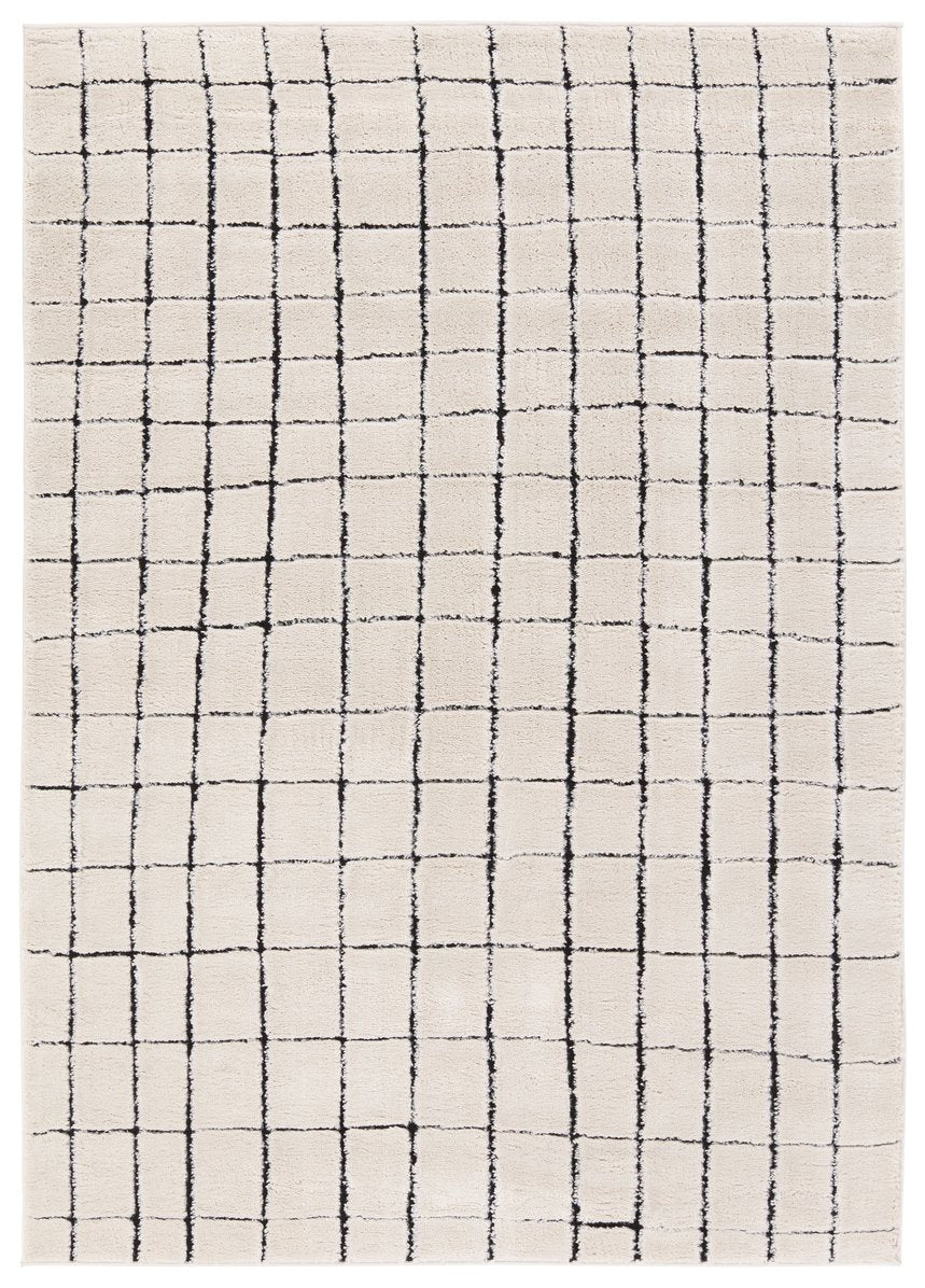 Jaipur Living Jaida Align Jid21 Powerloomed Machinemade 70% Polypropylene 30% Polyester Geometric Stripes Indoor Rug Ivory, Black 70% Polypropylene 30% Polyester Rug161050