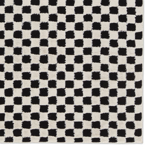 Jaipur Living Jaida Casa Jid23 Powerloomed Machinemade 70% Polypropylene 30% Polyester Geometric Geometric Indoor Rug Ivory, Black 70% Polypropylene 30% Polyester Rug161058