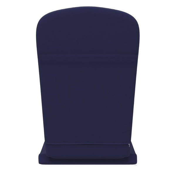 English Elm Charlestown Set of 2 All-Weather High Back Cushions for Adirondack Chairs - Stylish Comfort Upgrade Blue JJ-CSN14501-BL-2-GG