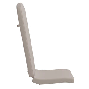 English Elm Charlestown Set of 2 All-Weather High Back Cushions for Adirondack Chairs - Stylish Comfort Upgrade Cream JJ-CSN14501-CREAM-2-GG