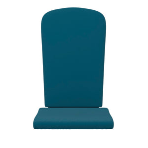 English Elm Charlestown Set of 2 All-Weather High Back Cushions for Adirondack Chairs - Stylish Comfort Upgrade Teal JJ-CSN14501-TL-2-GG