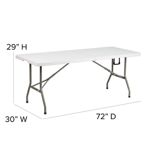 English Elm Otis Portable Tailgate/Event Tent Set - All-in-One Canopy, Bi-Fold Table & Comfortable Folding Chairs Blue 8' x 8' JJ-GZ88183Z-4LEL3-BLWH-GG