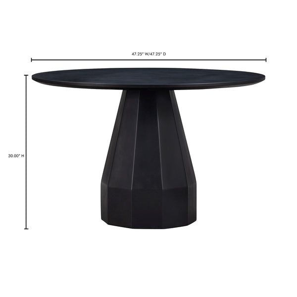 Moe's Home Templo Outdoor Dining Table – Stylish Concrete Design For Elegant Alfresco Dining Spaces Black Concrete
Tabletop And Base,Steel Connecting Tabletop And Base Jk-1010-02-0