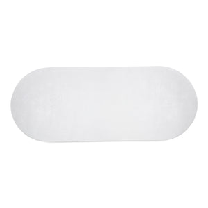 Moe's Home Eris Outdoor Dining Table - Unique Fiberglass Reinforced Concrete Design For Indoor And Outdoor Use White Fiberglass Reinforced Concrete,Steel Connecting Table Top And Base Jk-1011-18-0