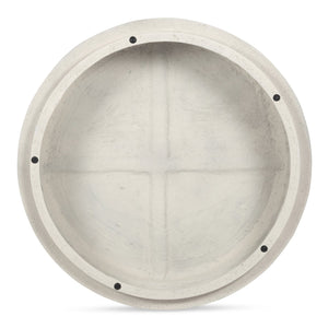 Moe's Home Cosmo Outdoor Coffee Table – Modern Concrete Design With Unique Stone Texture For Any Space White Concrete,Stone Jk-1015-18