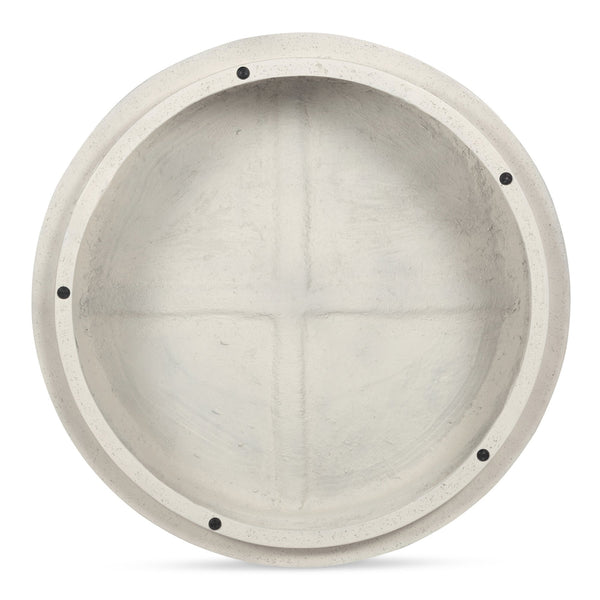 Moe's Home Cosmo Outdoor Coffee Table – Modern Concrete Design With Unique Stone Texture For Any Space White Concrete,Stone Jk-1015-18