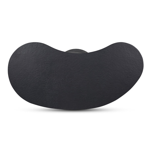 Moe's Home Yumi Stylish Outdoor Coffee Table With Unique Freeform Top And Durable Fiberglass Reinforced Concrete Black Fiberglass Reinforced Concrete Jk-1017-02