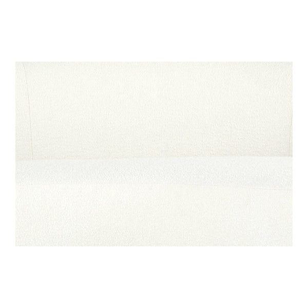 Moe's Home Excelsior Sofa - Elegant Boucle Upholstered Design For Comfort And Sophistication In Any Space White Upholstery, Boucle Fabric 95% Polyester,5% Acrylic,Pine And Plywood Frame Jm-1009-05