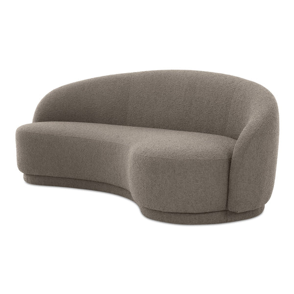 Moe's Home Excelsior Sofa: Luxurious Boucle Upholstered Elegance For Ultimate Comfort & Stylish Living Spaces Brown Upholstery, 	95% Polyester,5% Acrylic,Fsc Certified Pine And Plywood Frame Jm-1009-39