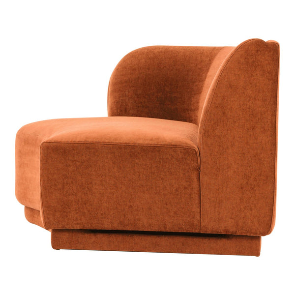 Moe's Home Yoon Modular Sectional Sofa - Versatile Comfort With Soft Upholstery For Stylish Living Spaces Red Upholstery, 100% Polyester,Fsc Wood 100% On Frame And Legs Jm-1017-06